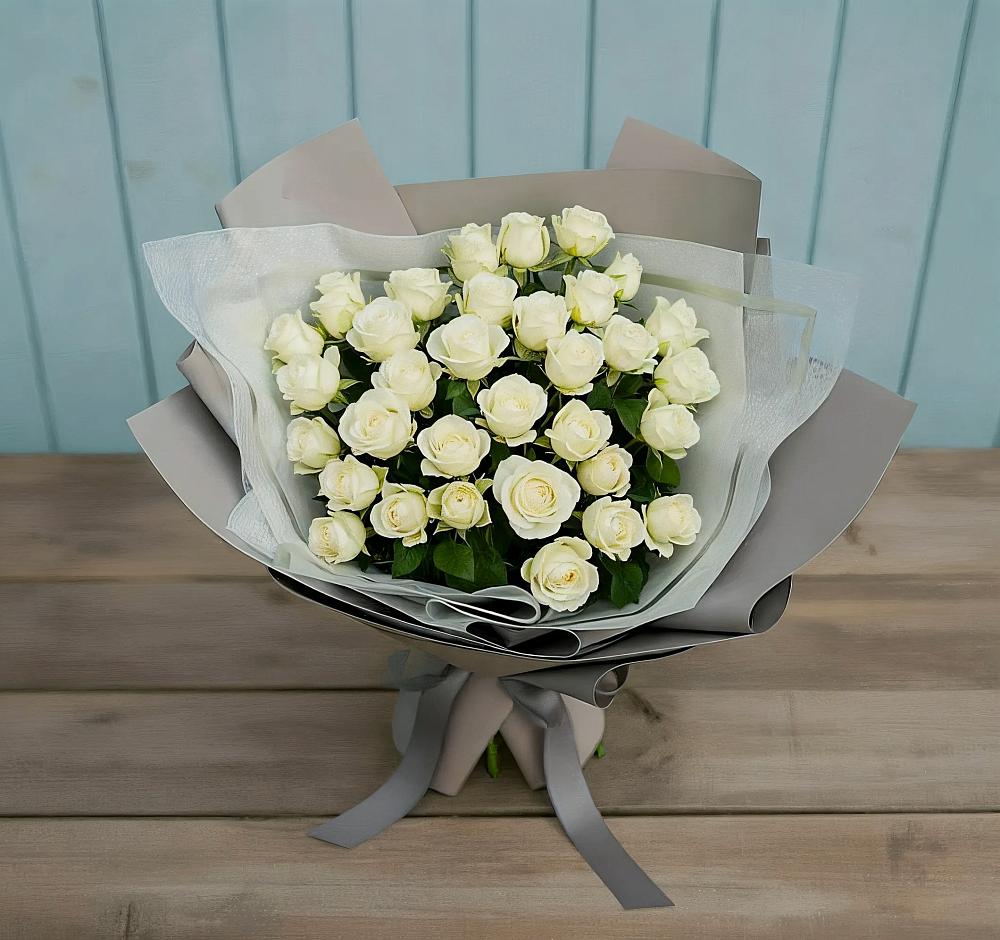 Букет Белоснежная нежность в Спасске Пензенской области