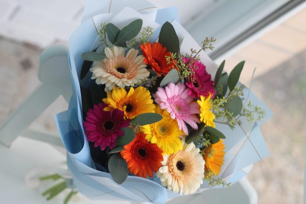 Букет цветов из: Герберы в Спасске Пензенской области