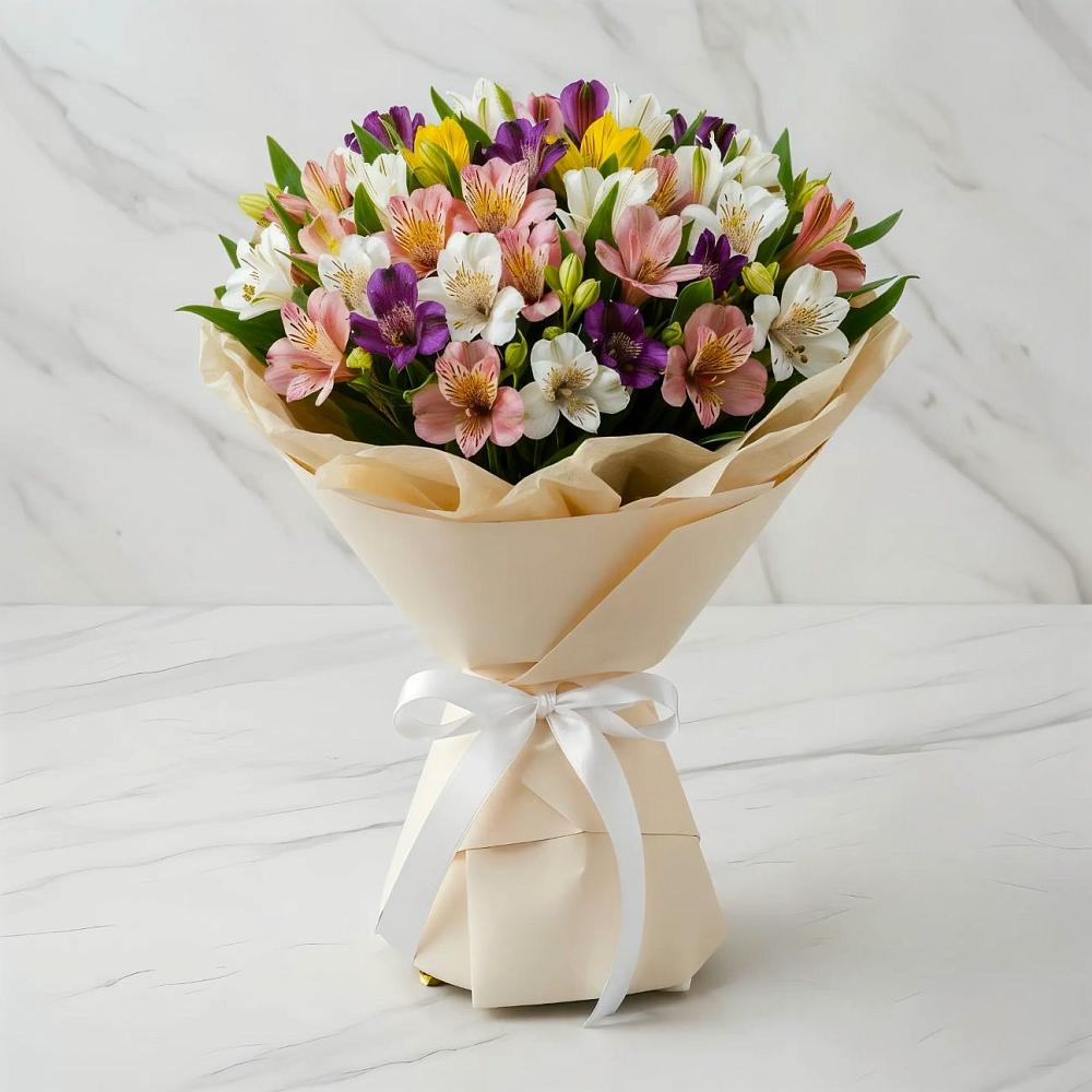 Букет цветов из: Альстромерии в Спасске Пензенской области