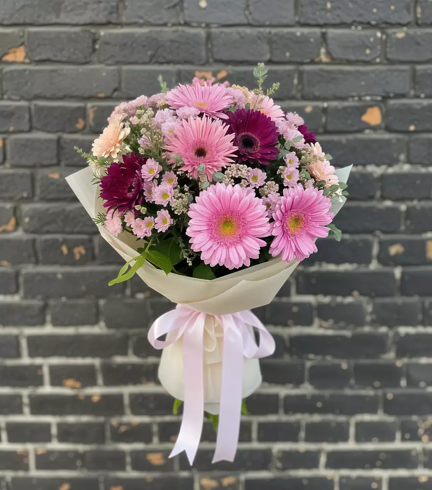Букет цветов из: Герберы и Хризантемы в Спасске Пензенской области