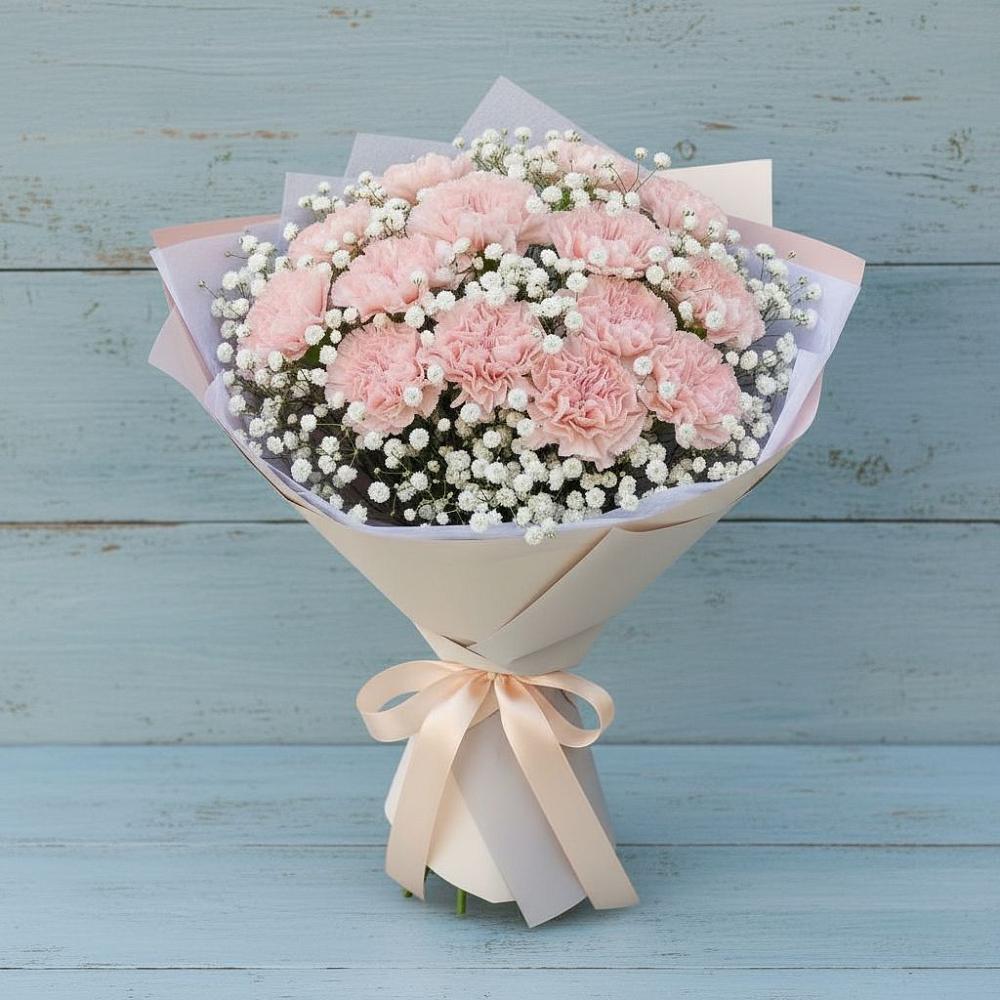 Букет цветов из: Гвоздики в Спасске Пензенской области