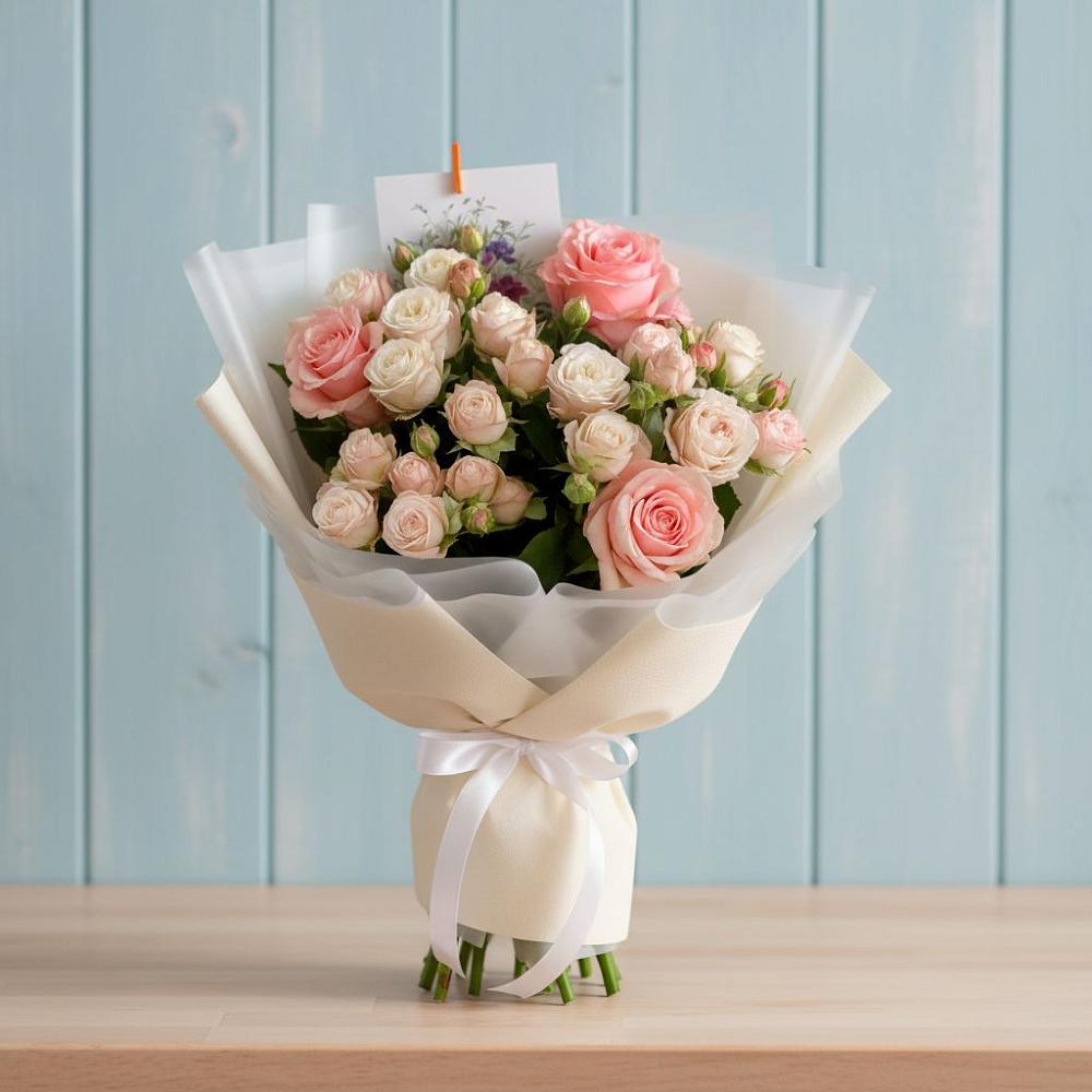 Букет цветов из: Розы в Спасске Пензенской области