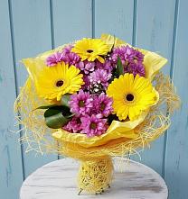 Букет цветов из:  Хризантемы и Герберы в Спасске Пензенской области