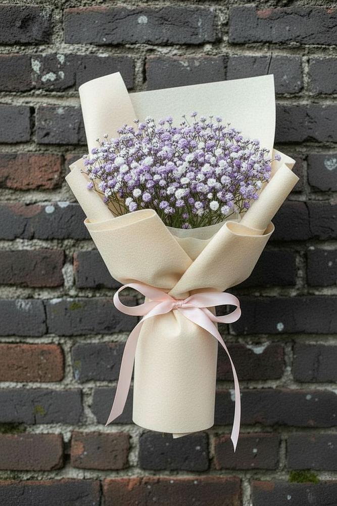 Букет цветов из: Гипсофила в Спасске Пензенской области