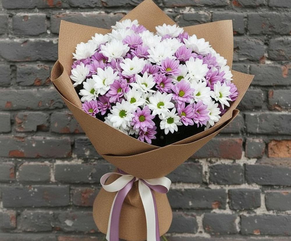 Букет цветов из: Хризантемы в Спасске Пензенской области