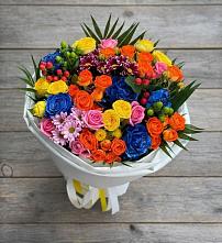 Букет цветов из:  Розы и Хризантемы #REPLACE_PRED# Спасске Пензенской области