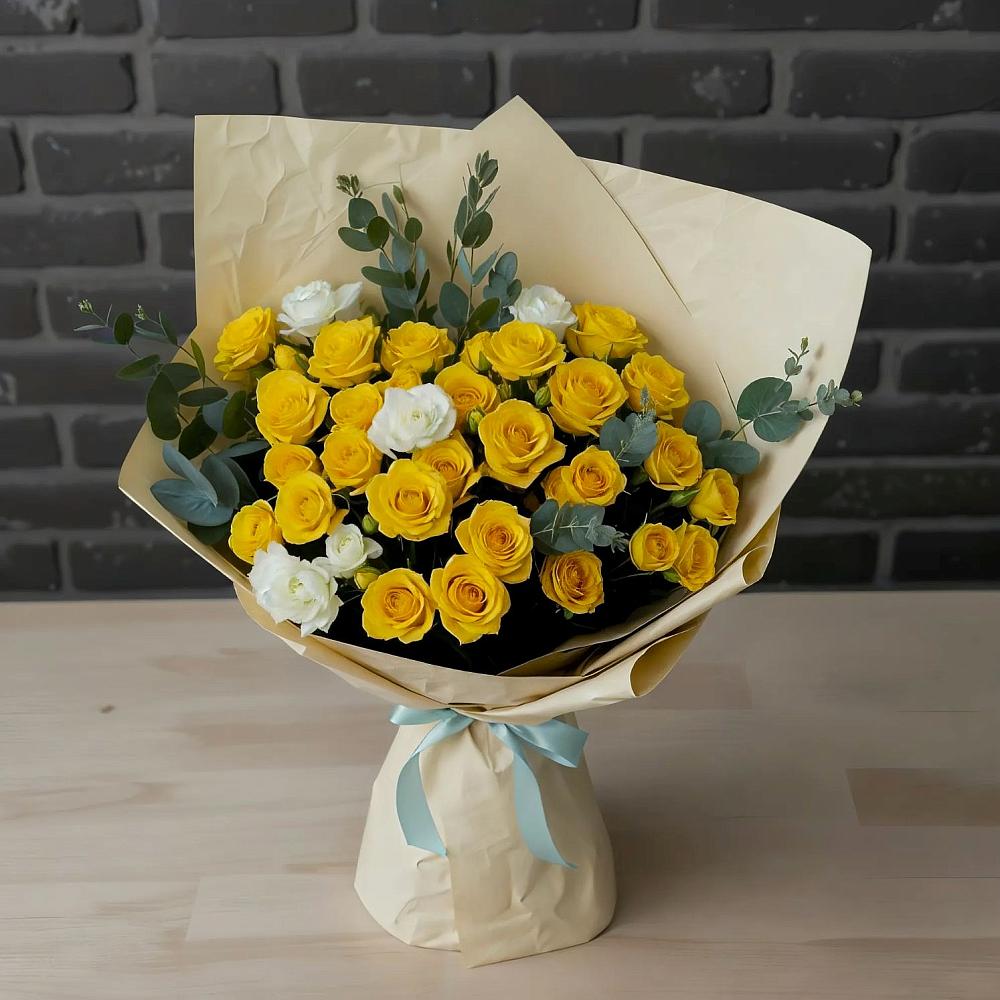 Букет цветов из: Розы в Спасске Пензенской области