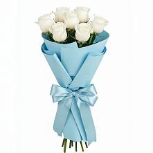 Букет 7 белых роз Проуд #REPLACE_PRED# Спасске Пензенской области