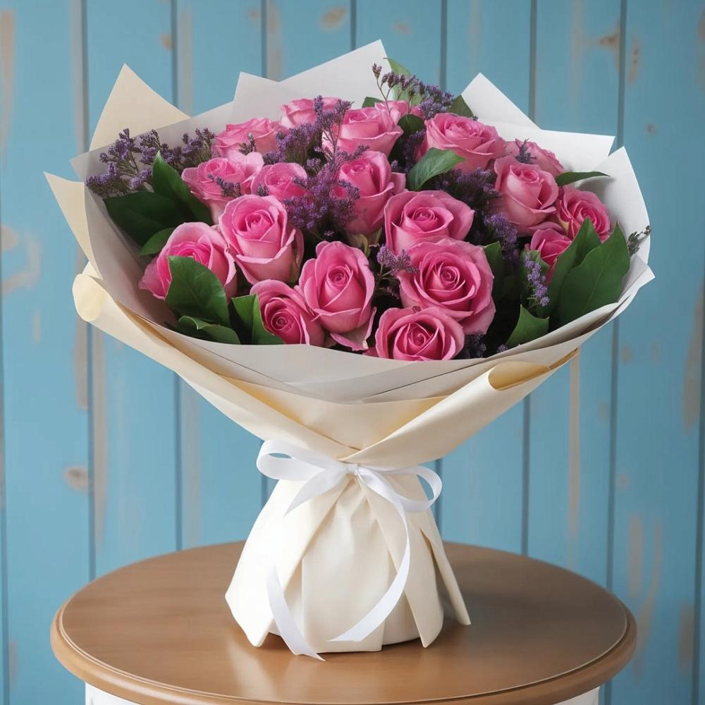 Букет цветов из: Розы в Спасске Пензенской области