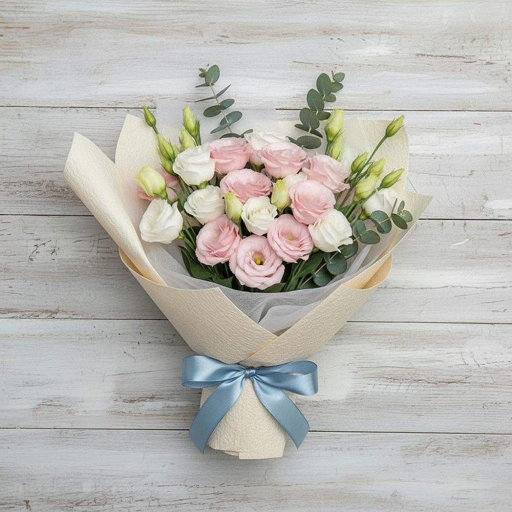 Букет цветов из: Лизиантусы в Спасске Пензенской области